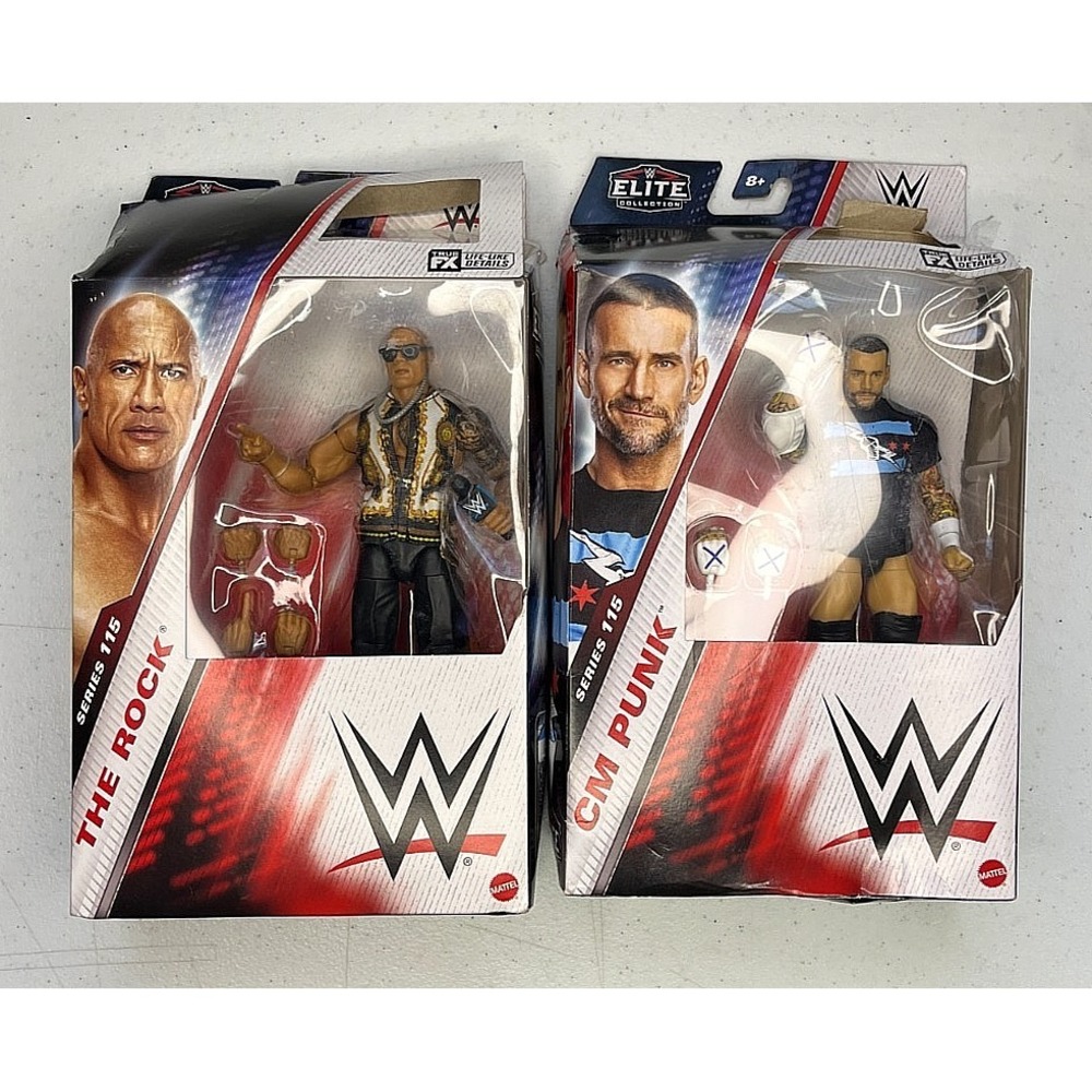 WWE Damage Bundle- Series 115 CM Punk and The Rock